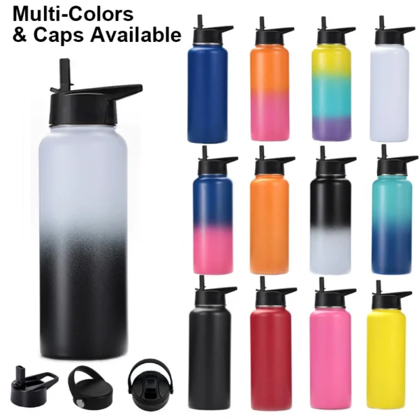 Different colors for water bottle